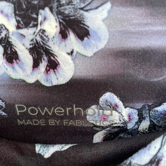 FABLETICS POWERHOLD DEFINE HIGH WAIST 7/8 Floral Nocturne leggings XXS 0-2 - Picture 6 of 13